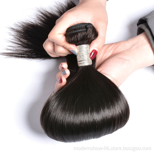 Factory Wholesale Better Virgin Cuticle Aligned Straight Wave Brazilian Human Hair Bundles